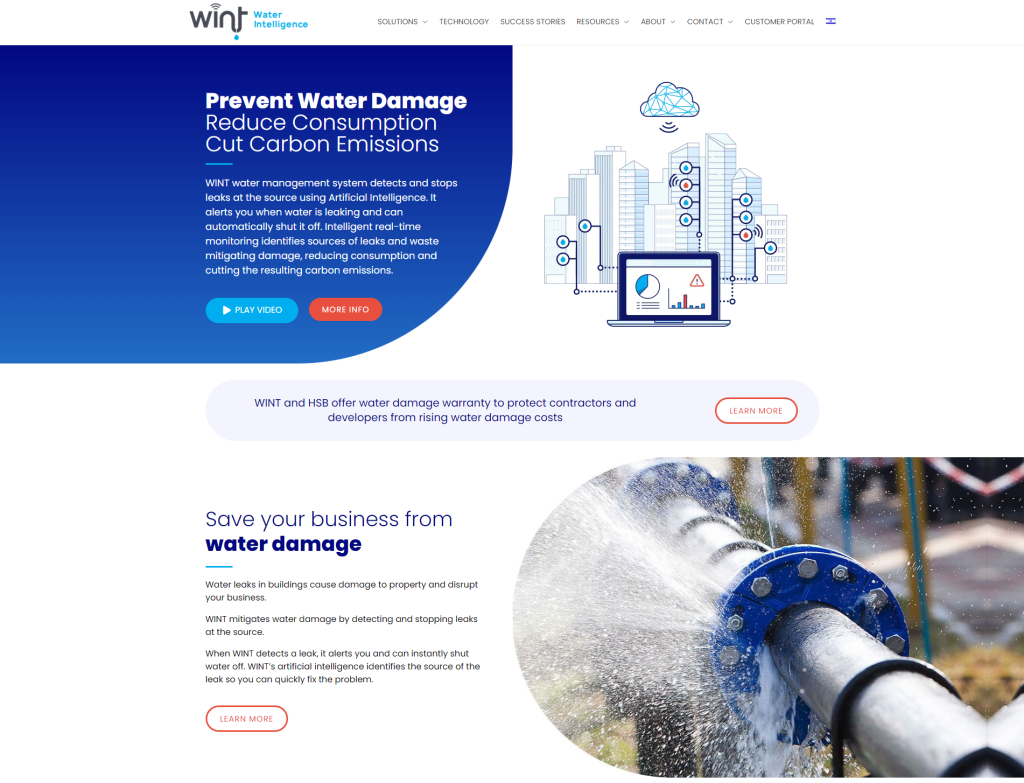 Automated Water Intelligence Website