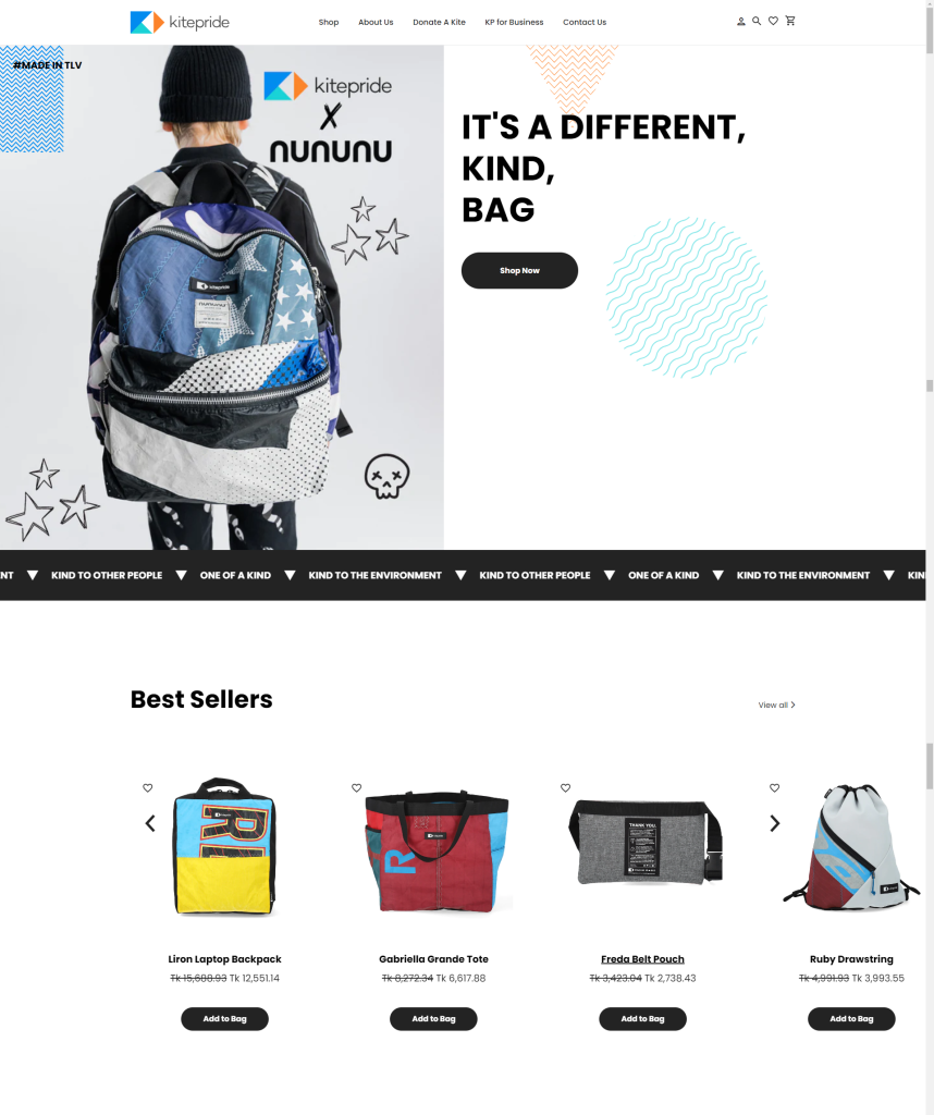 Eco Friendly Fashion Business Website