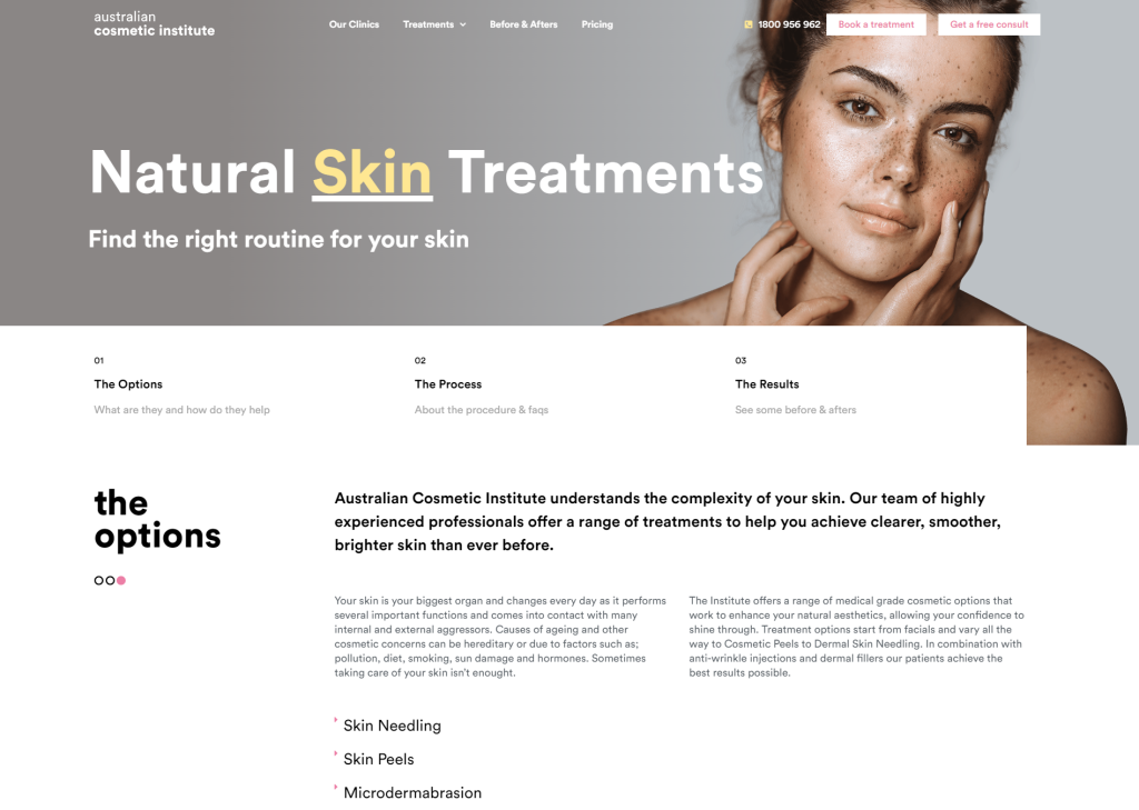 Natural Skin Treatments at Australian Cosmetic