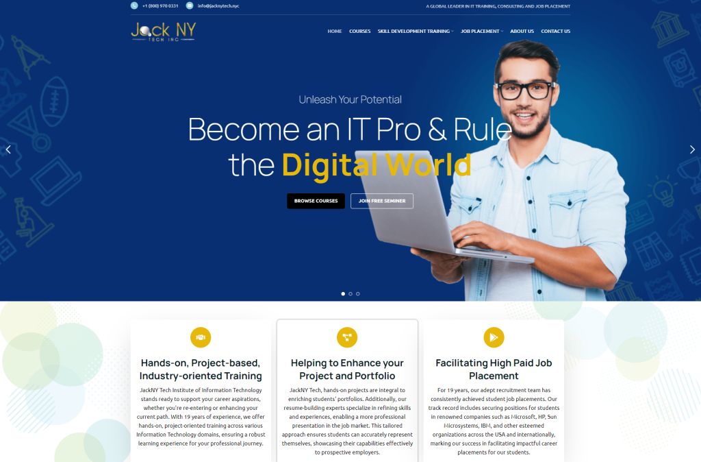 JackNY Tech Inc – Best IT Training, Certification & Job Placement in